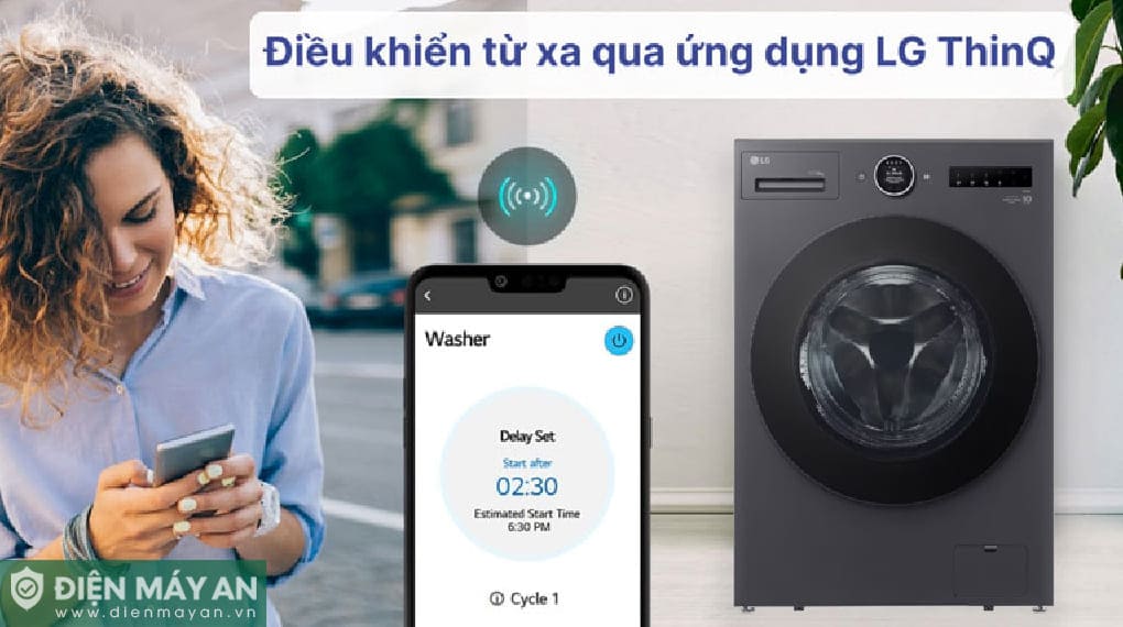Máy giặt sấy LG Inverter giặt 17 kg - sấy 10 kg F2517RNTG